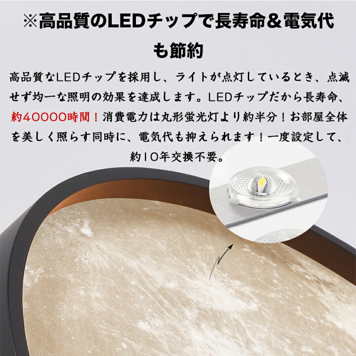 楽天市場】シーリングライト 調光調色 4畳 6畳 8畳 リモコン付き 星空 