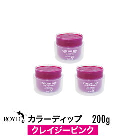 【正規品】【3個セット】ROYD 【 ロイド 】 カラーディップ クレイジーピンク 200g 美容室 美容院 サロン専売 ヘアカラー カラーリング剤 トリートメント 母の日 誕生日 プレゼント ギフト 引越し祝い 入学祝い