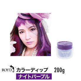 【正規品】ROYD 【 ロイド 】 カラーディップ ナイトパープル 200g 美容室 美容院 サロン専売 ヘアカラー カラーリング剤 トリートメント ヘアケア 母の日 誕生日 プレゼント ギフト 引越し祝い 入学祝い