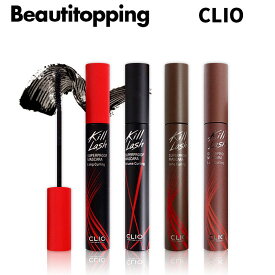 【CLIO】クリオ キルラッシュ スーパープルーフ マスカラ 4種 Kill Lash SUPERPROOF MASCARA ロングカーリング カール効果 ボリュームカーリング 固定力 にじまない アイメイク まつ毛 まつげ マスカラ ブラウン クラブクリオ 韓国コスメ 海外通販