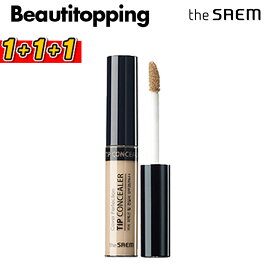 3個セット【the SAEM】ザセム カバー パーフェクション チップ コンシーラー Cover Perfection Tip Concealer 欠点カバー お買い得 韓国コスメ 海外通販