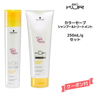 シュワルツコフ BCクア カラーセーブ シャンプー<250mL>&トリートメント <250g>セット