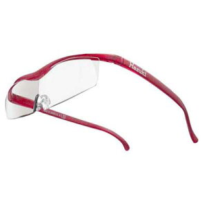 ハズキルーペ ハズキコンパクト 1.6倍率 標準レンズ クリアレンズ ルビー