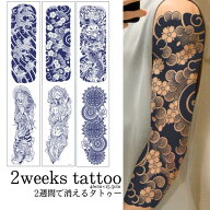 新作入荷 QB 刺青 腕 ジャグアタトゥーシール 2週間 消えない フェイクタトゥー メイク コスプレ ヘナタ…