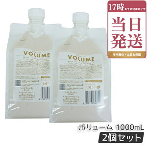 ���x�� LebeL ONE ���� �V�����v�[ �{�����[�� 1000mL 2�Z�b�g �p�E�` �l�� ���t�B�� VOLUME SHAMPOO �w�A�P�A �������K�i