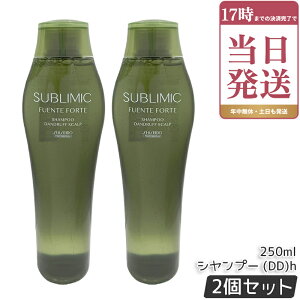 SHISEIDO ������ �T�u���~�b�N �t�F���e�t�H���e �V�����v�[ (DD) 250ml ×2�Z�b�g �w�A�P�A �X�J���v�P�A�p �t�P ����݂̂��铪��p ������ �v���t�F�b�V���i�� PROFESSIONAL SUBLIMIC FUENTE FORTE �V��