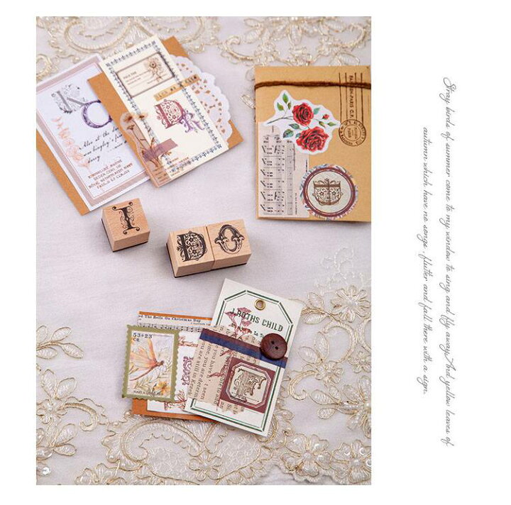 楽天市場 即日出荷 アルファベット スタンプ はんこ ゴム印 ハンドメイド ウッドスタンプ アンティーク おしゃれ かわいい 名前 苗字 英語 英字 海外 文房具 手帳 テゴ コラージュ素材 手芸 資材 レトロ 手紙 日記 ステーショナリー デコレーション ハンコ ジャンク