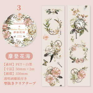 o ^ NAe[v _CJbg Ch^Cv L50mm KN [Y t ԕ A R[W f  e[v  PET ϐ V[ Ԋ  t[ CXg XebJ