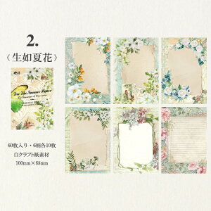 即日出荷 素材紙 60枚 背景紙 メモパッド 便箋 レース ペーパー 花柄 額縁 海外 コラージュ 素材 素材紙 ブック 素材ペーパー アンティーク レース 枠 飾り枠 フィルム フレームワーク 花 蝶