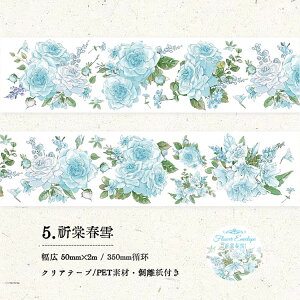 o NAe[v 蒠 50mm  ԕ p  PETf e[v Clear Tape R[W f V[ [Y KN O  }XLOe[v K[f fUC ͂ȕ t[ fR[