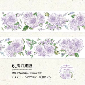 o NAe[v 蒠 50mm  ԕ p  PETf e[v Clear Tape R[W f V[ [Y KN O  }XLOe[v K[f fUC ͂ȕ t[ fR[