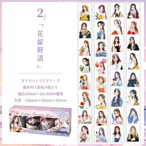 o ^  ʗ̊ ` l ̎q q  L60mm Ⴂ4[ PET ϐ }XLOe[v R[Wf Zbg   _CJbg e[v K[