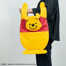 ディズニー くまのプーさん ハニーエコ エコバッグ レジバッグ エコレジバッグ 大きめ 大容量 eco bag 買い物袋 レジ袋 袋 ショッピングバッグ トートバッグ 折りたたみ コンパクト たためる 可愛い おしゃれ ママ 主婦 子供 スーパー コンビニ 買い物 節約 便利 人気