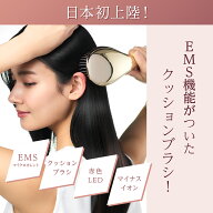 【美的GRAND掲載】 EMS ヘアブラシ ヘアーブラシ くし ブラシ クシ 髪 サラサラ ツルツル 静電気 防止 マ…