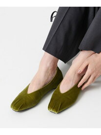 【SALE／45%OFF】ギャザートゥ ベルベット フラットシューズ BEAUTY&YOUTH UNITED ARROWS ビューティー＆ユース　ユナイテッドアローズ シューズ・靴 パンプス ブラック【RBA_E】【送料無料】[Rakuten Fashion]