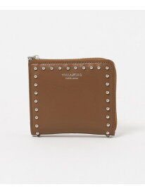 ＜VIOLAd'ORO＞レザー スタッズ ミニウォレット BEAUTY&YOUTH UNITED ARROWS ビューティー＆ユース　ユナイテッドアローズ 財布・ポーチ・ケース 財布 ブラック ブラウン【送料無料】[Rakuten Fashion]