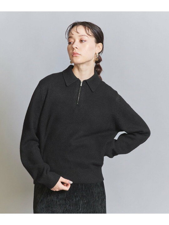楽天市場】＜LEVAR＞ハーフジップ ニット プルオーバー BEAUTY&YOUTH 