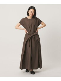 ラップリボン ワンピース 2WAY ウォッシャブル BEAUTY&YOUTH UNITED ARROWS ビューティー＆ユース　ユナイテッドアローズ ワンピース・ドレス ワンピース ブラック ブラウン【送料無料】[Rakuten Fashion]