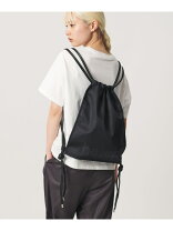 新品】韓国 aeae エーイーエーイー シルバー ナップサック リュック 