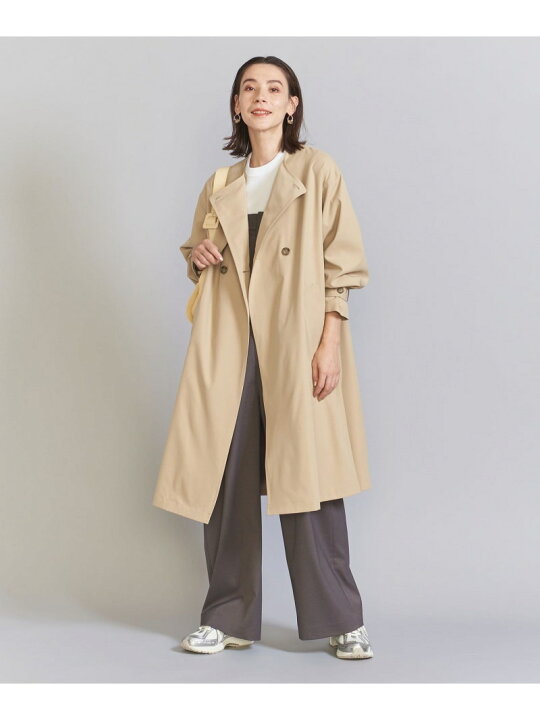 楽天市場】【SALE／50%OFF】【WEB限定】ノーカラートレンチコート 