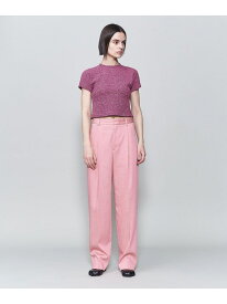 ＜6(ROKU)＞リンクル Tシャツ 6(ROKU) ビューティー＆ユース　ユナイテッドアローズ トップス カットソー・Tシャツ ネイビー ピンク【送料無料】[Rakuten Fashion]