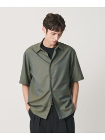 尾州 TW レギュラー ショートスリーブ シャツ GRANDE TAPERD型 ウォッシャブル MADE IN JAPAN BEAUTY&YOUTH UNITED ARROWS ビューティー＆ユース　ユナイテッドアローズ トップス シャツ・ブラウス グリーン【送料無料】[Rakuten Fashion]
