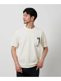 【WEB限定 WARDROBE SMART】マシーンウォッシュ 1ポケット ニット Tシャツ【抗菌防臭】 BEAUTY&YOUTH UNITED ARROWS ビューティー＆ユース　ユナイテッドアローズ トップス カットソー・Tシャツ グレー ホワイト ブラック【送料無料】[Rakuten Fashion]