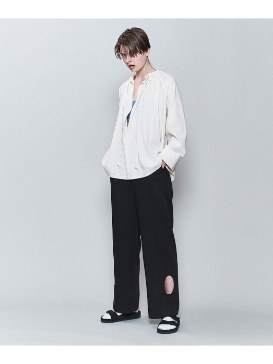 楽天市場】＜6(ROKU)＞COTTON GAUZE VOLUME SHIRT/シャツ 6(ROKU 