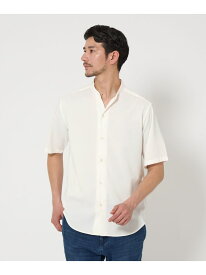 【WEB限定 WARDROBE SMART】ドレープ バンドカラー スキッパーシャツ BEAUTY&YOUTH UNITED ARROWS ビューティー＆ユース　ユナイテッドアローズ トップス シャツ・ブラウス グレー ネイビー ホワイト ブラック【送料無料】[Rakuten Fashion]