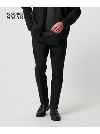 【WEB限定 WARDROBE SMART】ダブルニット ノープリーツ スラックス パンツ/セットアップ対応 BEAUTY&YOUTH UNITED ARROWS ビューティー＆ユース　ユナイテッドアローズ パンツ その他のパンツ グレー ブラウン ブラック【送料無料】[Rakuten Fashion]