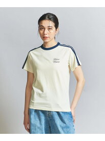 【別注】＜WAVE UNION＞フットボール ロゴ Tシャツ BEAUTY&YOUTH UNITED ARROWS ビューティー＆ユース　ユナイテッドアローズ トップス カットソー・Tシャツ ホワイト【送料無料】[Rakuten Fashion]