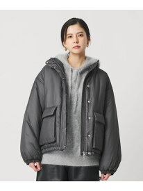 【SALE／40%OFF】ナイロンパデッド スタンドカラーブルゾン BEAUTY&YOUTH UNITED ARROWS ビューティー＆ユース　ユナイテッドアローズ ジャケット・アウター ブルゾン・ジャンパー グレー ベージュ【RBA_E】【送料無料】[Rakuten Fashion]