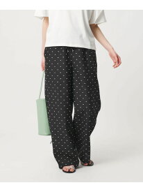 【WEB限定 Wardrobe DAILY MINIMAL】ドビードット イージーパンツ ウォッシャブル BEAUTY&YOUTH UNITED ARROWS ビューティー＆ユース　ユナイテッドアローズ パンツ その他のパンツ ブラック【送料無料】[Rakuten Fashion]