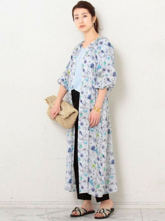 楽天市場】【SALE／40%OFF】BY∴ リバティプリント ギャザーロング  