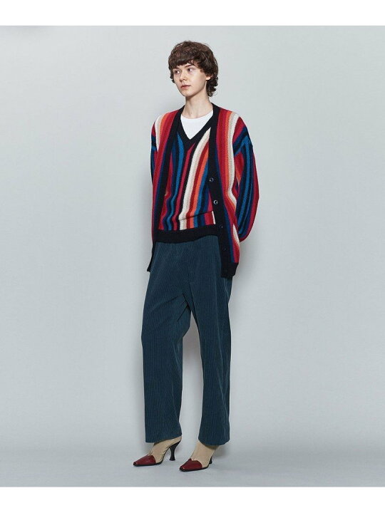 楽天市場】＜6(ROKU)＞ALPACA STRIPE CARDIGAN/カーディガン 6(ROKU  