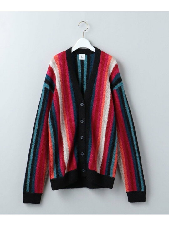 楽天市場】＜6(ROKU)＞ALPACA STRIPE CARDIGAN/カーディガン 6(ROKU  