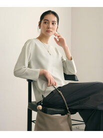 【SALE／30%OFF】【WEB限定 Wardrobe DAILY MINIMAL】クルーネックブラウス ウォッシャブル BEAUTY&YOUTH UNITED ARROWS ビューティー＆ユース　ユナイテッドアローズ トップス シャツ・ブラウス ホワイト【RBA_E】【送料無料】[Rakuten Fashion]