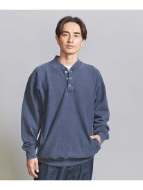 【SALE／35%OFF】【別注】 ＜Champion＞ ヘンリーネック スウェット BEAUTY&YOUTH UNITED ARROWS ビューティー＆ユース　ユナイテッドアローズ トップス スウェット・トレーナー ネイビー ブラック カーキ【RBA_E】【送料無料】[Rakuten Fashion]