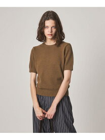 ＜Steven Alan＞ハーフスリーブ ニット プルオーバー Steven Alan ビューティー＆ユース　ユナイテッドアローズ トップス ニット グリーン ブラック ホワイト【送料無料】[Rakuten Fashion]