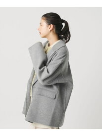 【SALE／40%OFF】リバー テーラード ミドルコート BEAUTY&YOUTH UNITED ARROWS ビューティー＆ユース　ユナイテッドアローズ ジャケット・アウター その他のジャケット・アウター ブラック グレー【RBA_E】【送料無料】[Rakuten Fashion]