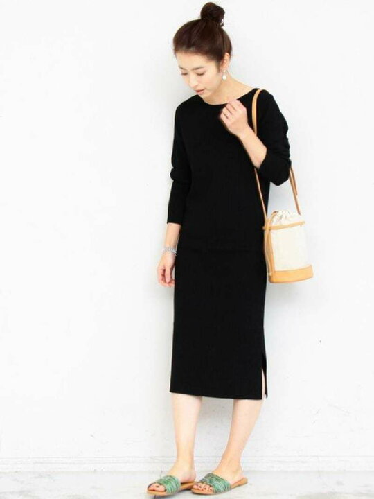 楽天市場】【SALE／30%OFF】BY∴ バックリボンリブニットマキシ 