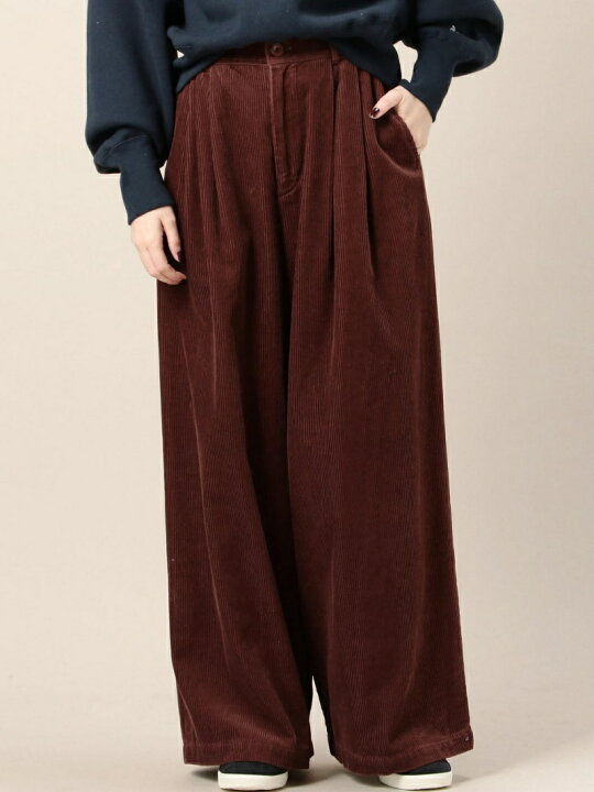 楽天市場】【SALE／50%OFF】BY コーデュロイ タックワイドパンツ 2  