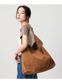 ＜LE VERNIS＞ノットハンドル ショルダーバッグ BEAUTY&YOUTH UNITED ARROWS ビューティー＆ユース　ユナイテッドアローズ バッグ ショルダーバッグ ブラウン グリーン【送料無料】[Rakuten Fashion]