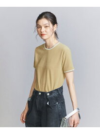 パイル リンガー Tシャツ BEAUTY&YOUTH UNITED ARROWS ビューティー＆ユース　ユナイテッドアローズ トップス カットソー・Tシャツ ホワイト ブラック【送料無料】[Rakuten Fashion]