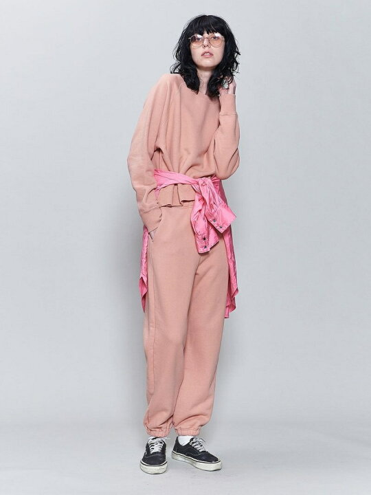 楽天市場】＜6(ROKU)＞COLOR SWEAT CREW NECK PULLOVER SHERBET  