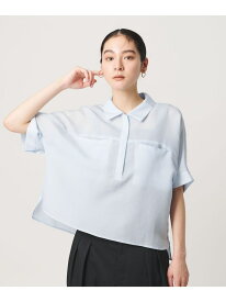 レーヨンポリエステル ストライプ チュニック BEAUTY&YOUTH UNITED ARROWS ビューティー＆ユース　ユナイテッドアローズ トップス シャツ・ブラウス ブルー ブラック【送料無料】[Rakuten Fashion]