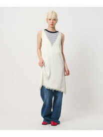 レース ノースリーブ ミニワンピース ウォッシャブル BEAUTY&YOUTH UNITED ARROWS ビューティー＆ユース　ユナイテッドアローズ ワンピース・ドレス ワンピース ブラック ホワイト【送料無料】[Rakuten Fashion]