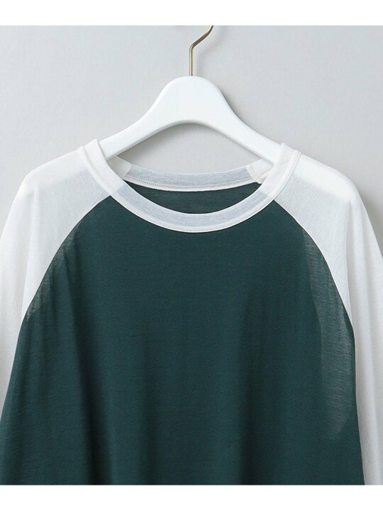 楽天市場】＜6(ROKU)＞ COTTON NYLON BASEBALL TーSHIRT/Tシャツ 6 