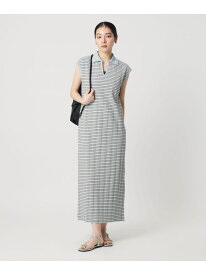 ボーダー スキッパー マキシワンピース BEAUTY&YOUTH UNITED ARROWS ビューティー＆ユース　ユナイテッドアローズ ワンピース・ドレス ワンピース ブラック ブルー【送料無料】[Rakuten Fashion]