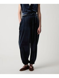 【SALE／50%OFF】＜Steven Alan＞ベロア イージー パンツ Steven Alan ビューティー＆ユース　ユナイテッドアローズ パンツ その他のパンツ ネイビー グレー【RBA_E】【送料無料】[Rakuten Fashion]